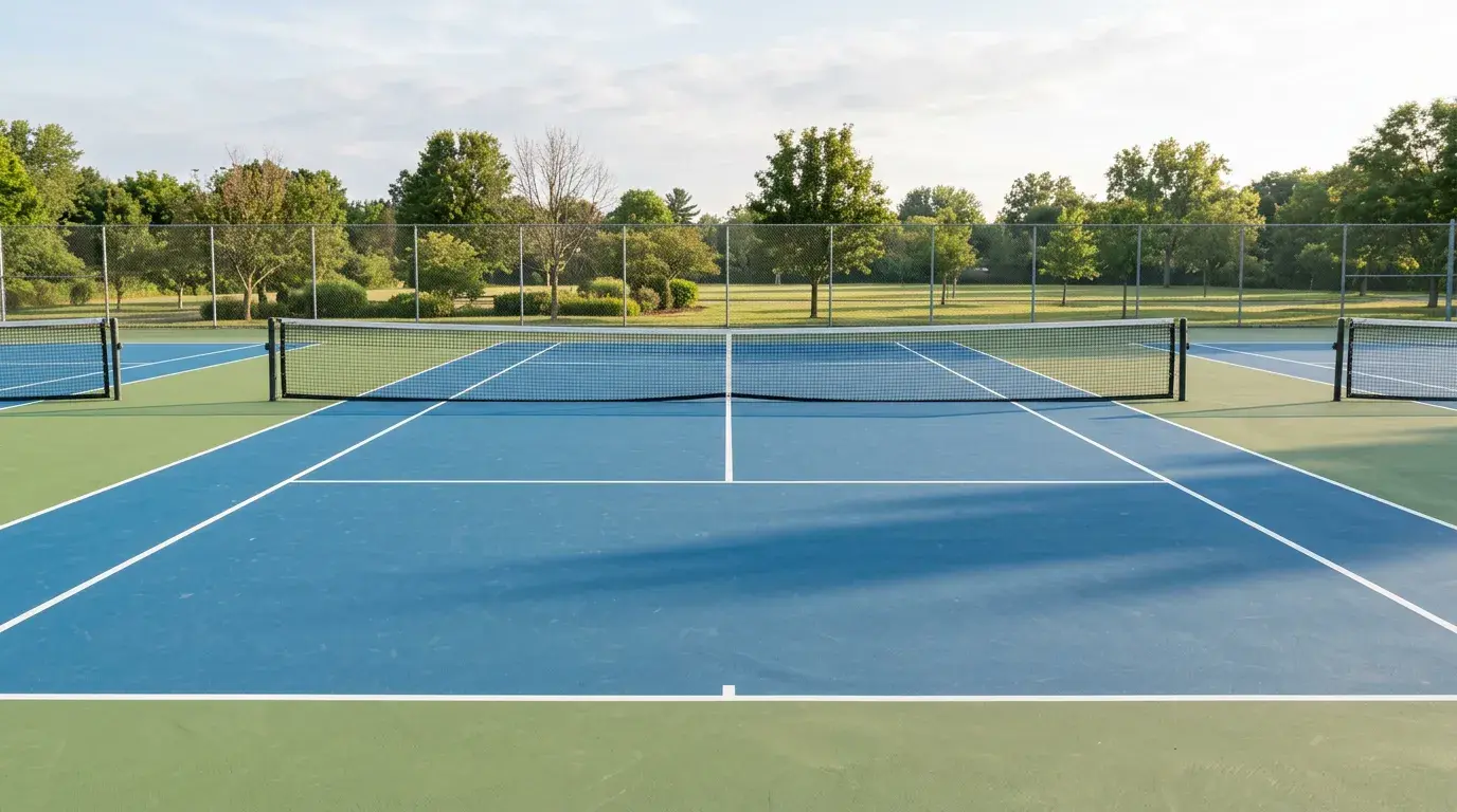 Cancha de tenis con líneas superpuestas indicando totales de juegos acumulados